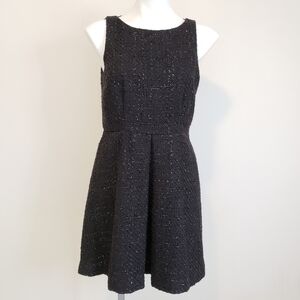 Jennifer Lopez Shimmery Black Dress w Sheer Back